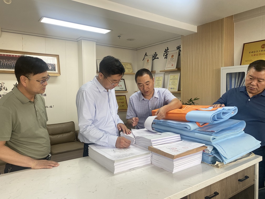 慶陽市委常委、統(tǒng)戰(zhàn)部部長(zhǎng)張希岳調(diào)研甘肅信合工程設(shè)計(jì)有限公司：精準(zhǔn)把脈助發(fā)展 精準(zhǔn)服務(wù)促跨越